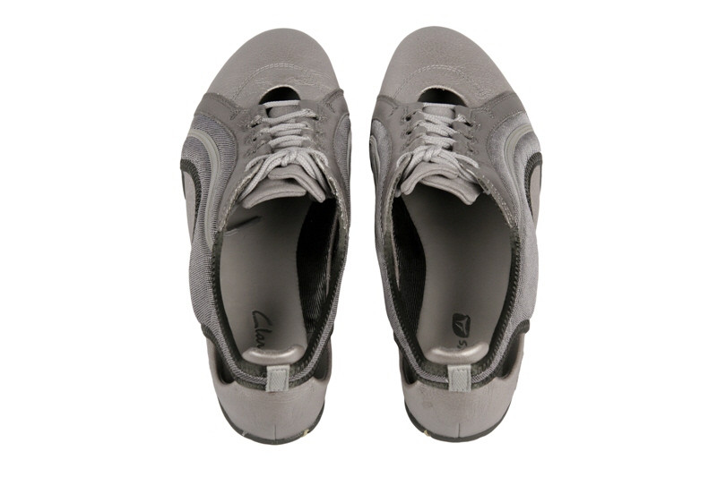 Clarks Idyllic Lace Schuhe in silber grau Sneaker