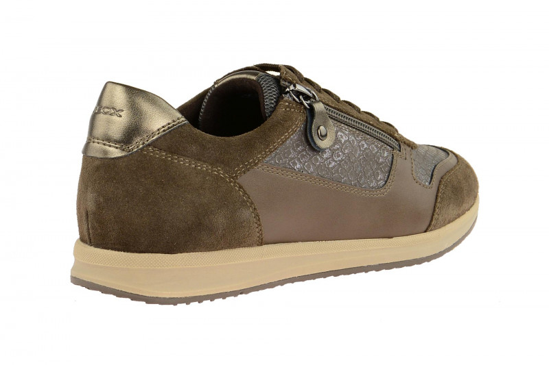 Geox Avery Schuhe braun grau metallic