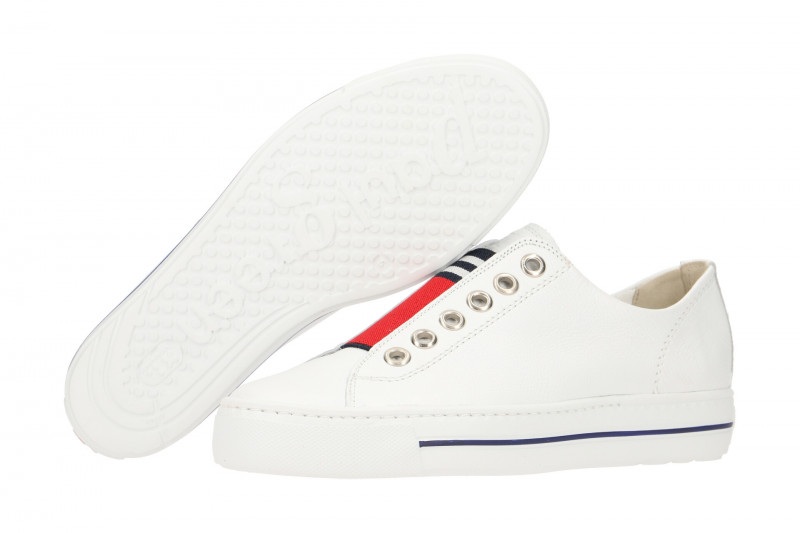 Paul Green Schuhe Sneaker weiß rot 4797
