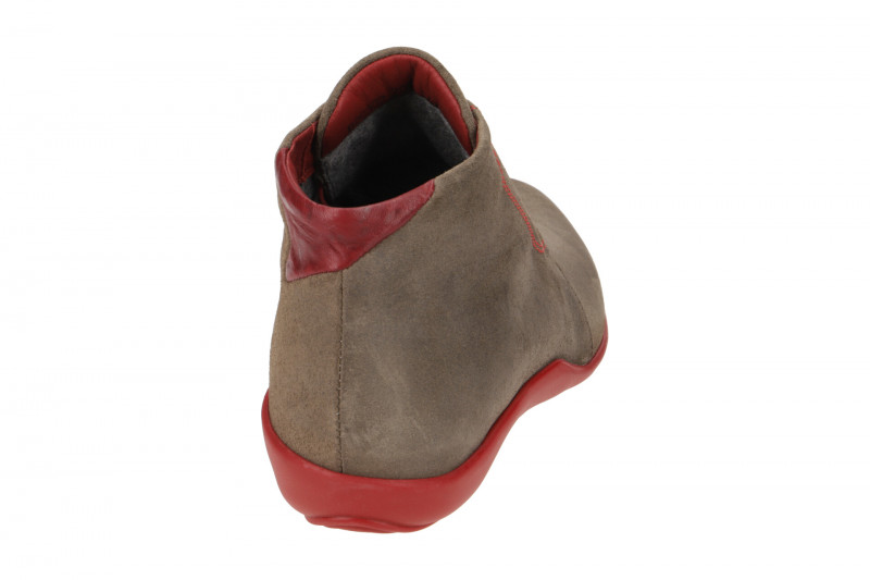 Think Stone Herren Stiefelette grau rot 502