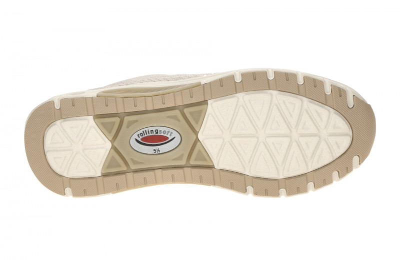 Gabor RollingSoft Schuhe beige Mesh Häkeloptik 86.984.23