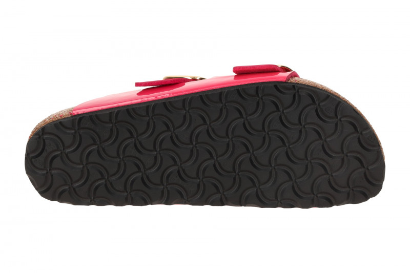 Birkenstock Arizona Big Buckle Pantolette pink fuchsia Lack SCHMAL