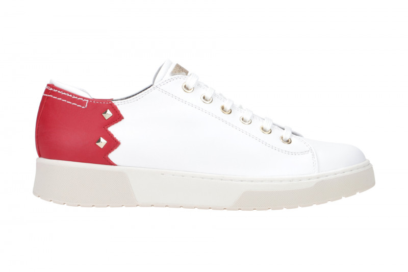 Geox Kapha Schuhe weiß rot Sneakers D15DAA