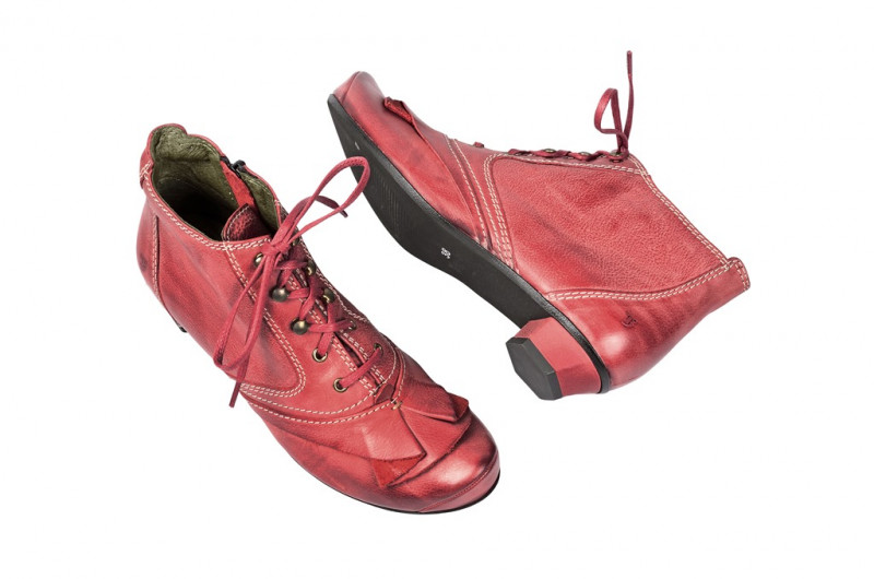 Tiggers Sara Stiefeletten in rot mit Lederfutter