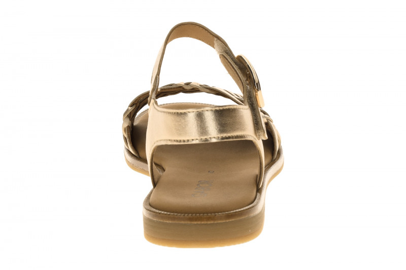Gabor Fashion Sandale beige metallic geflochten 85.514.62