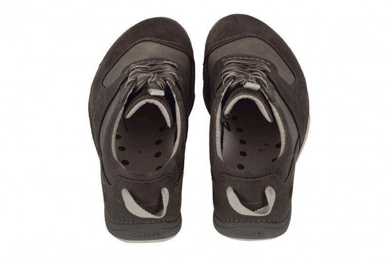 Clarks Martock Form Schuhe grau kahki