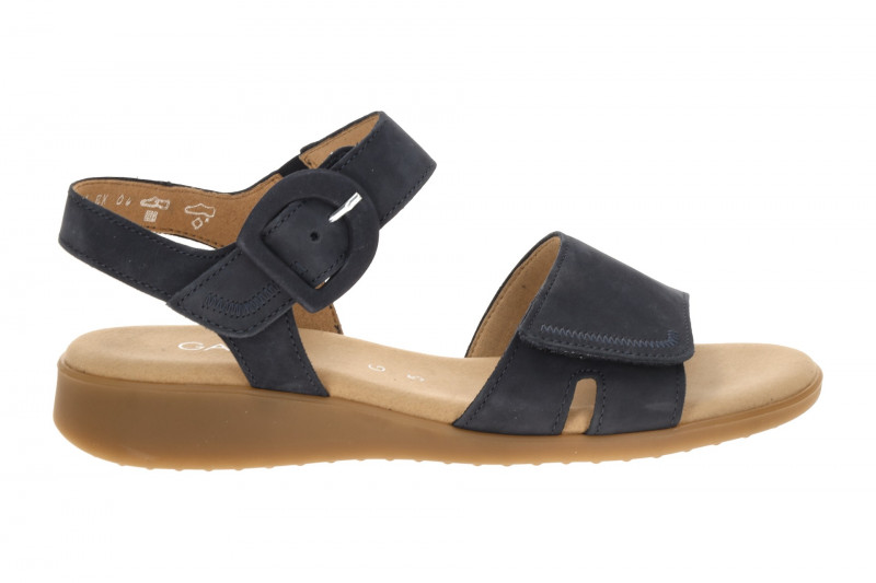Gabor Sandale blau Nubuck 82.802.36