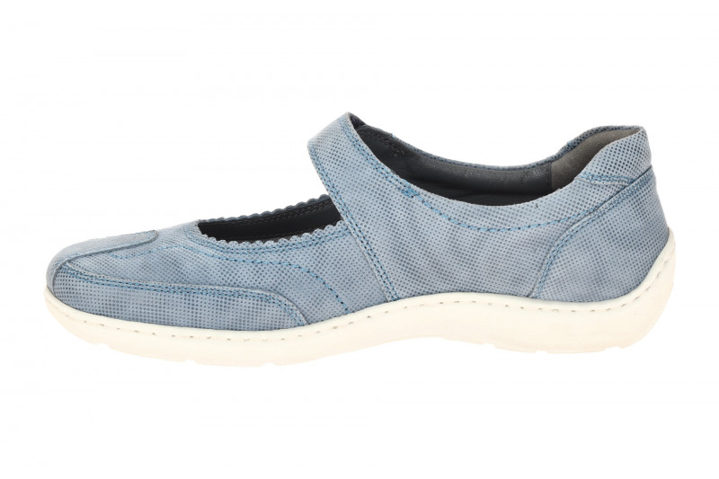Waldläufer Henni Mary-Jane Schuhe blau sky H-Weite Punkte 496302