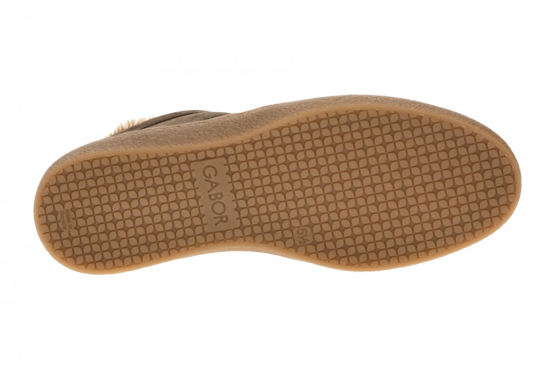 Gabor Sneaker Schuhe braun mocca Fellkragen 6024.01