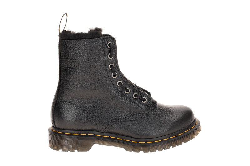 Dr. Martens 1460 Serena Zip Stiefel schwarz Warmfutter