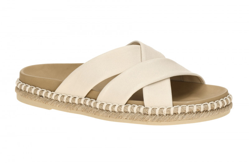 Gabor Pantolette weiß panna Nappa Kreuzriemen 83.780.22