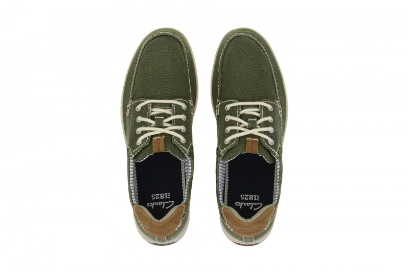 Clarks Norwin Schuhe grün jeans