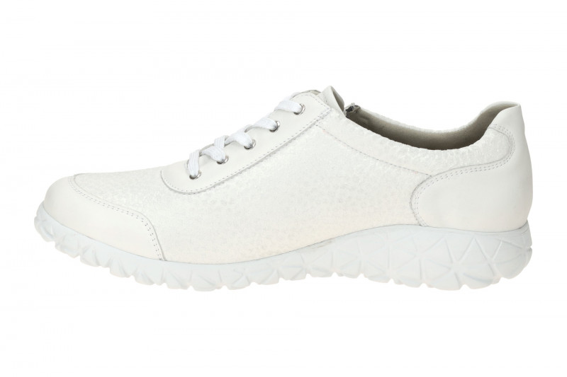 Waldläufer Havy Soft Schuhe weiß H-Weite OrthoTritt H89001