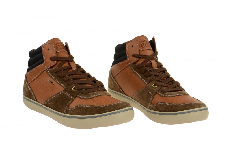 Geox BOX Sneaker Boots braun U74R3J 022ME C6Z6G