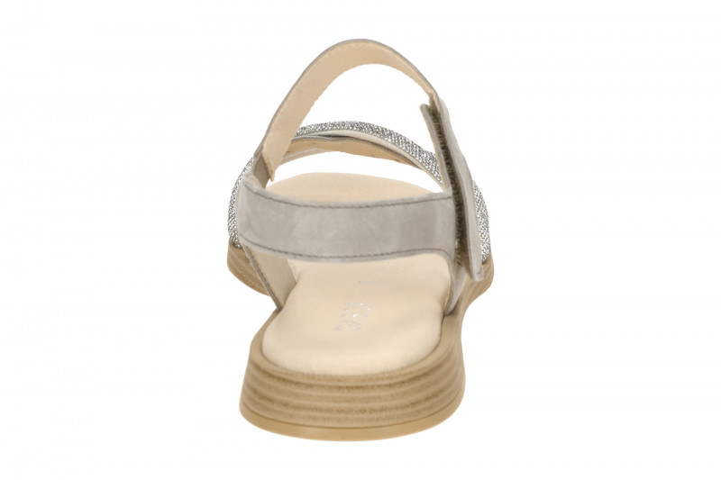 Gabor Fashion Sandale grau puder Strass 85.501.12