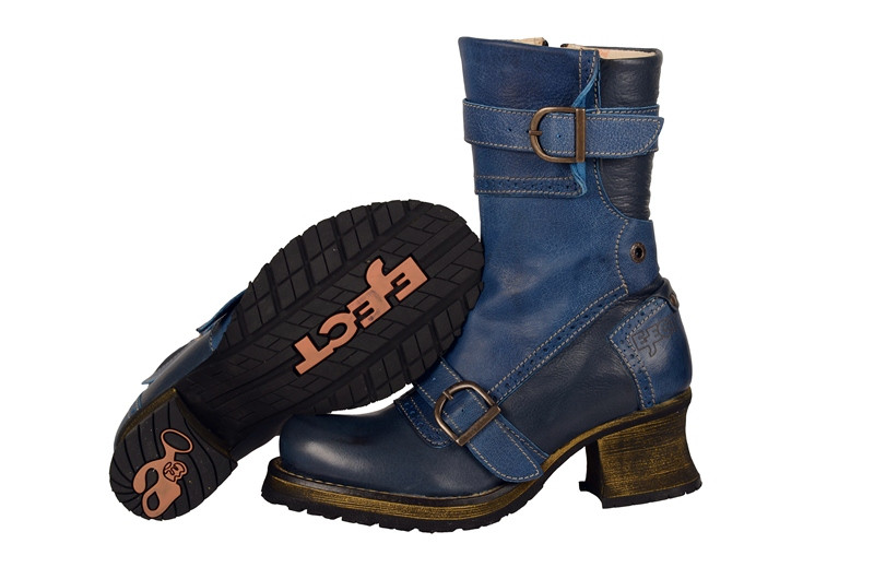 Eject Folka Stiefel in navy blau E-14787