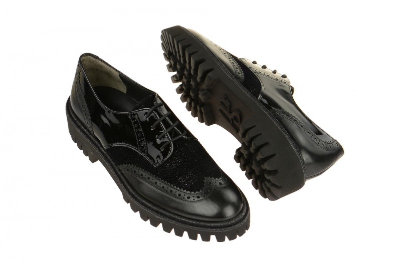 Paul Green Schuhe schwarz Profilsohle 2292