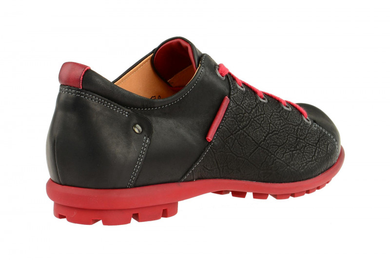 Think Kong Schuhe schwarz rot 1-81669-09