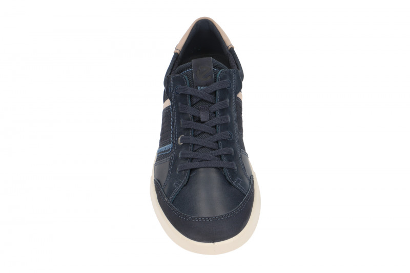 Ecco Collin Schnür Schuhe blau grau
