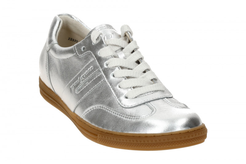 Paul Green Sneaker Schuhe silber metallic 5350