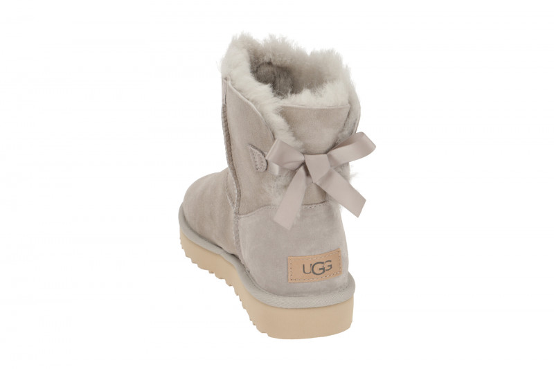 UGG Stiefel hellgrau goat Mini Bailey Bow II