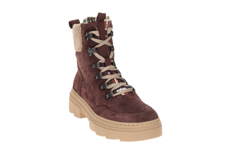 Waldläufer Saiga Warmfutter Stiefel Boots rot bordo H-Weite