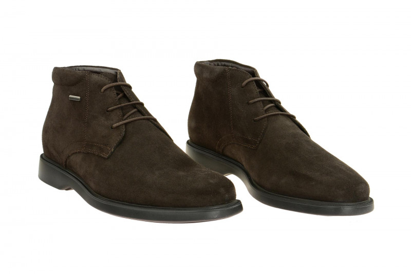 Geox Respira Brayden ABX Stiefelette in dunkelbraun - Amphibiox