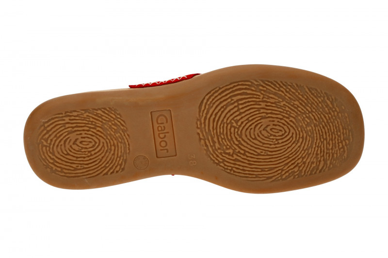 Gabor Zehentrenner Pantolette rot 63.700.15