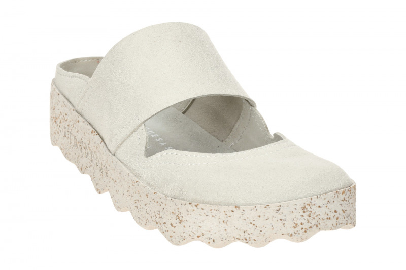 Asportuguesas Cana Pantoletten Damen grau offwhite Clogs