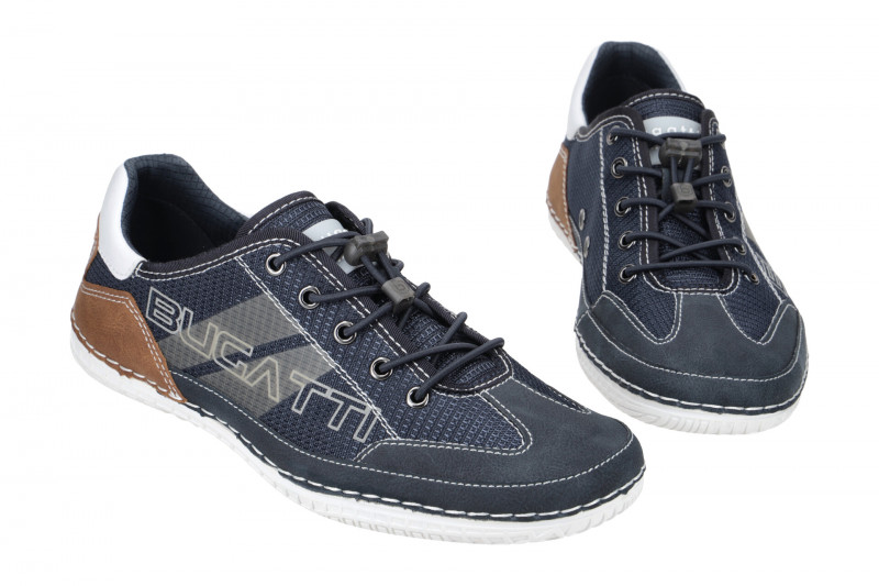 bugatti Bimini Schuhe Sneaker blau Vegan AFF02