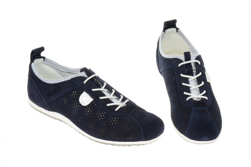 Geox Vega Schuhe in navy dunkelblau Slipper D4209A