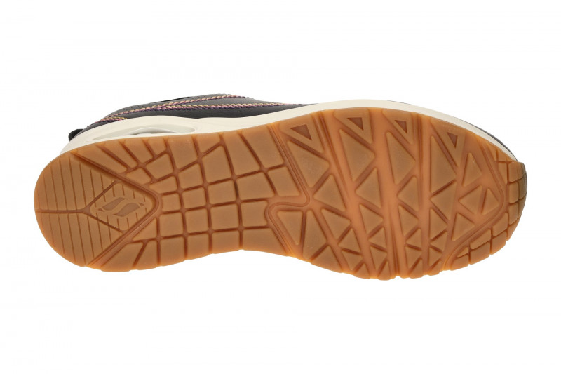 Skechers Uno Schuhe Sneakers schwarz bunte Nähte 177022