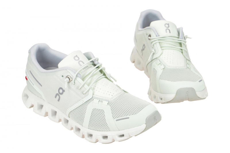 on Cloud 5 Schuhe ice weiß hellgrün Damen Sport 59.98774