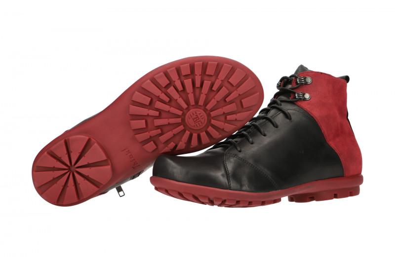 Think Kong 56 Stiefel schwarz rot