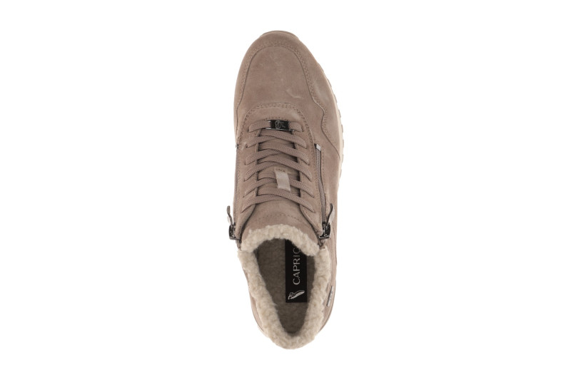 Caprice Schuhe Mid Sneaker taupe braun Warmfutter TEX 26201