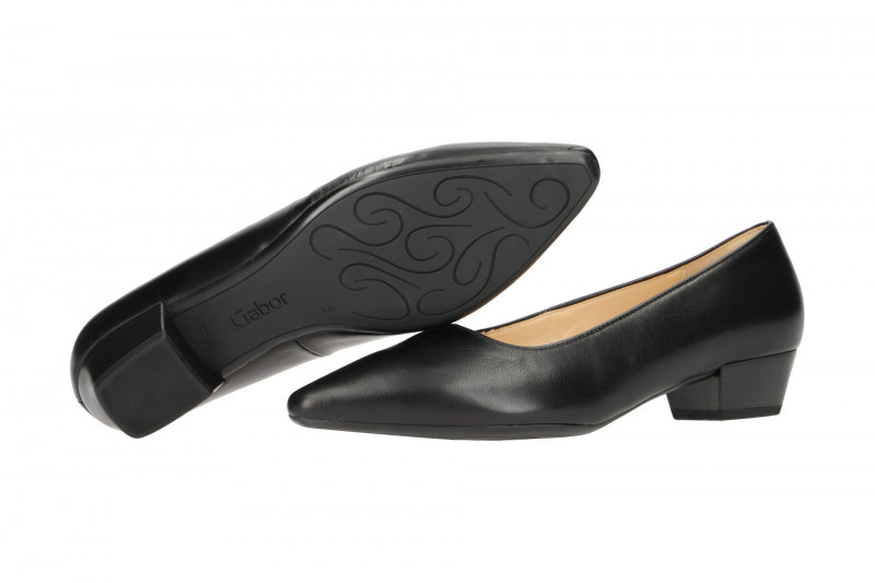 Gabor Pumps schwarz Glattleder 25.130.37