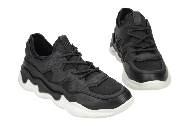Ecco Elo Schuhe Damen Sneaker schwarz 810833