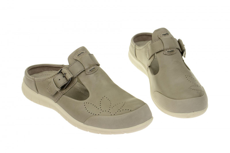 Ecco Babett Clog Pantolette grau 21131355294