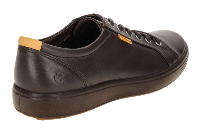 Ecco Soft 7 Schuhe dunkelbraun mocha Herren Sneaker