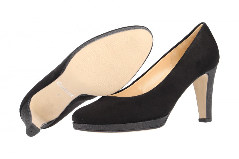 Gabor Pumps schwarz Glitter 91.270.37