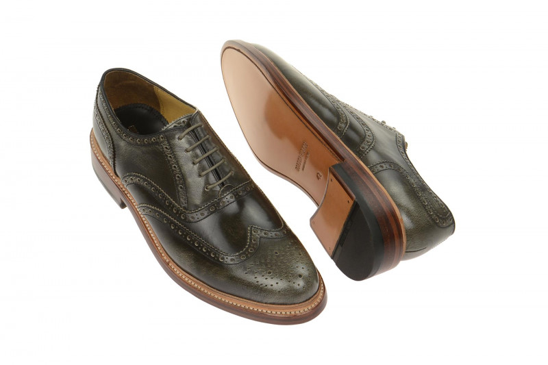 Gordon & Bros Schuhe Levet grau Rahmengenäht 2506