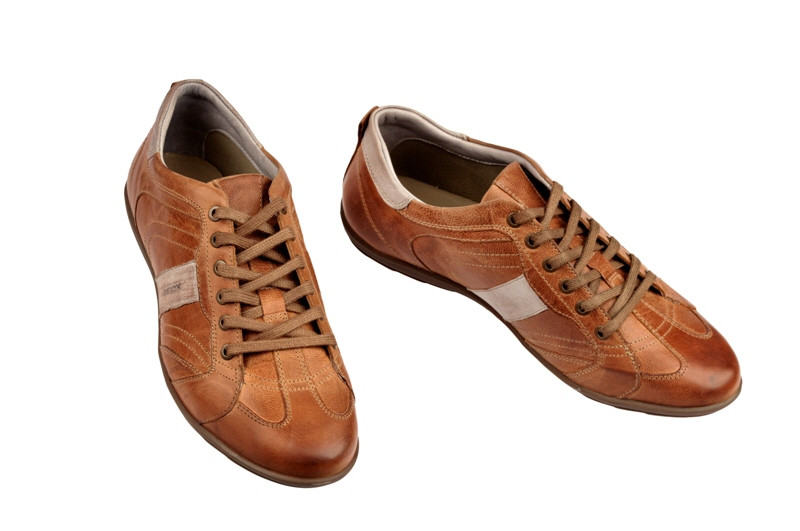 Geox Icona Sneaker braun grau Schnürer