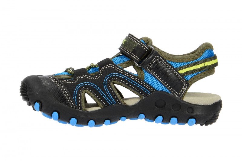 Geox Jungen Sandalen schwarz blau wassertauglich