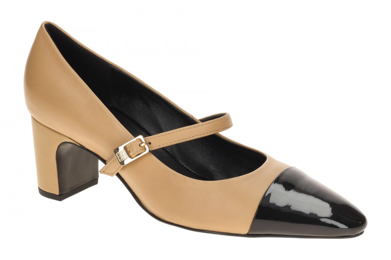 Högl Paris Pumps braun schwarz Mary Jane 5620