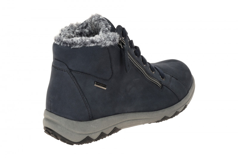Waldläufer Teresa Winter Stiefelette blau H-Weite Waterproof 961971