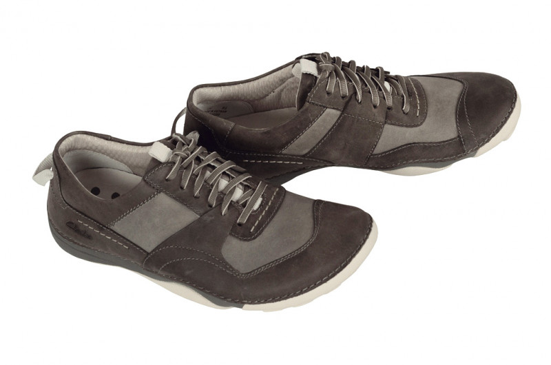 Clarks Martock Form Schuhe grau kahki