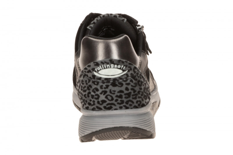 Gabor RollingSoft Schuhe schwarz anthrazit Leo 0106.01.001