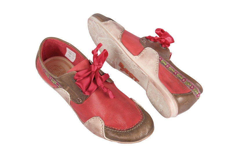 Eject Sayaka Schuhe im rot braun mix E-14409