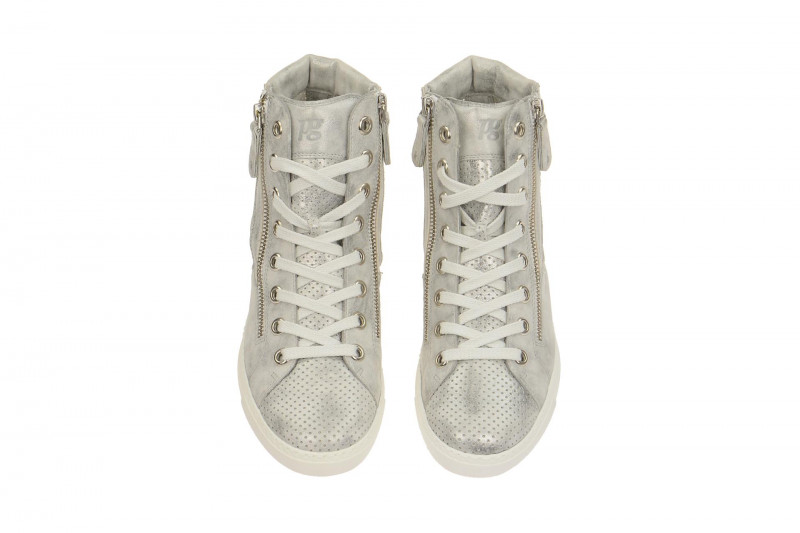 Paul Green Sneaker 4247 grau metallic Gr 42,5