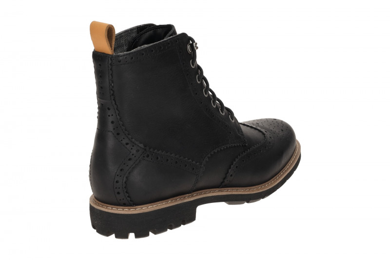 Clarks Batcombe Lord Stiefel schwarz Full Brogue 26134857